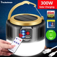 300W Solar Latern USB Charging LED Bulb Remote Control Solar Lamp Waterproof Light Outdoor Camping Light Emergency Light
300W Solar Latern USB Charging LED Bulb Remote Control Solar Lamp Waterproof Light Outdoor Camping Light Emergency Light