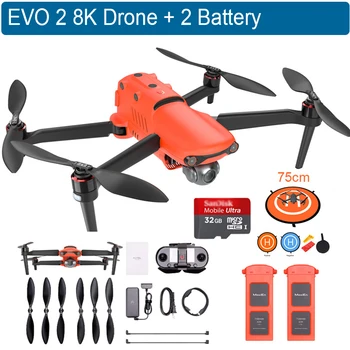 Autel Robotics EVO 2 Drone Quadcopter 8K / EVO 2 PRO 6K Camera Drone With Extra 7100mAh Battery 9km Image Transmission 20 m/s
Autel Robotics EVO 2 Drone Quadcopter 8K / EVO 2 PRO 6K Camera Drone With Extra 7100mAh Battery 9km Image Transmission 20 m/s