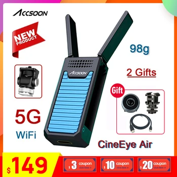 Accsoon CineEye Air 5G WIFI wireless video Transmitter 100m FHD HDMI transmission For Cameras Gimbal smartphone PK Hollyland
Accsoon CineEye Air 5G WIFI wireless video Transmitter 100m FHD HDMI transmission For Cameras Gimbal smartphone PK Hollyland
