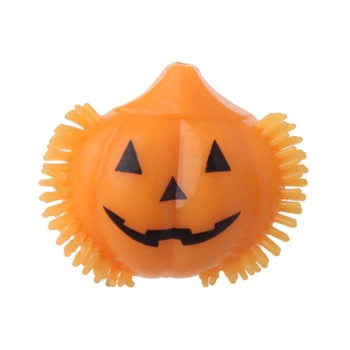 Soft LED Light Up Flashing Eyeball Pumpkin Jelly Finger Ring Glow Light Halloween Toy Gift Party Q0KF
Soft LED Light Up Flashing Eyeball Pumpkin Jelly Finger Ring Glow Light Halloween Toy Gift Party Q0KF