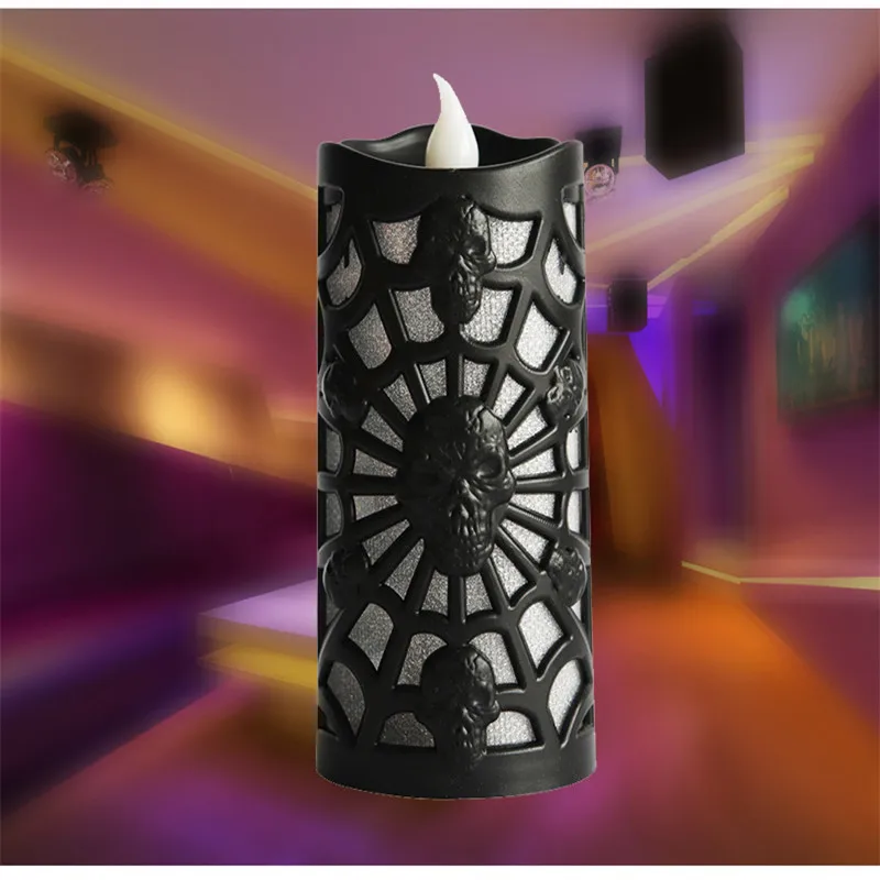 Halloween Candle Light New Spider Web Skull Light LED Colorful Ggradient Flash Wonderful Decoration Pumpkin Light Lamp 11cm
Halloween Candle Light New Spider Web Skull Light LED Colorful Ggradient Flash Wonderful Decoration Pumpkin Light Lamp 11cm