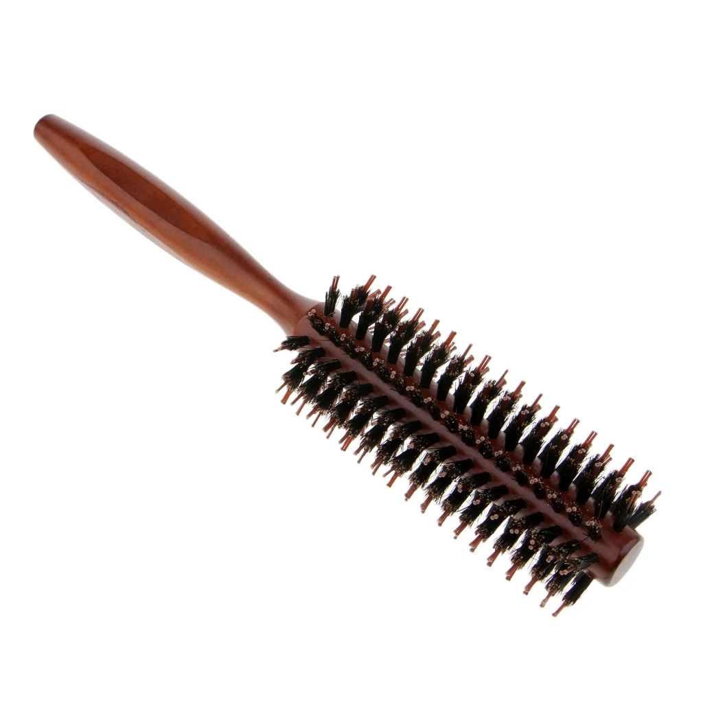 Twill/Straight Teeth Curly Hair Brush Comb Round Anti-static Wooden Bristles Twill/Straight Teeth Curly Hair Brush Comb Round Anti-static Wooden Bristles
