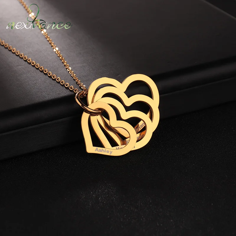 Nextvance Customized Name Stainless Steel Necklace Heart Personalized Pendant Necklaces For Family Chain Creative Jewelry Gifts
Nextvance Customized Name Stainless Steel Necklace Heart Personalized Pendant Necklaces For Family Chain Creative Jewelry Gifts