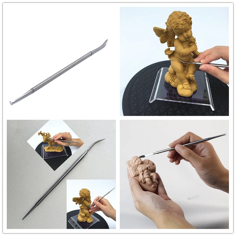Professional Fine Work band Head Stainless steel Polymer clay tools arcilla polimerica klei sculpture carving sculpting tools
Professional Fine Work band Head Stainless steel Polymer clay tools arcilla polimerica klei sculpture carving sculpting tools