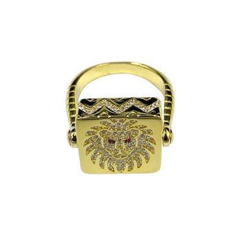 Top Quality Fashion Flip Square Style Micro Pave Zircon Mighty Lion Stamp Sterling Silver Ring Sets For Women
Top Quality Fashion Flip Square Style Micro Pave Zircon Mighty Lion Stamp Sterling Silver Ring Sets For Women