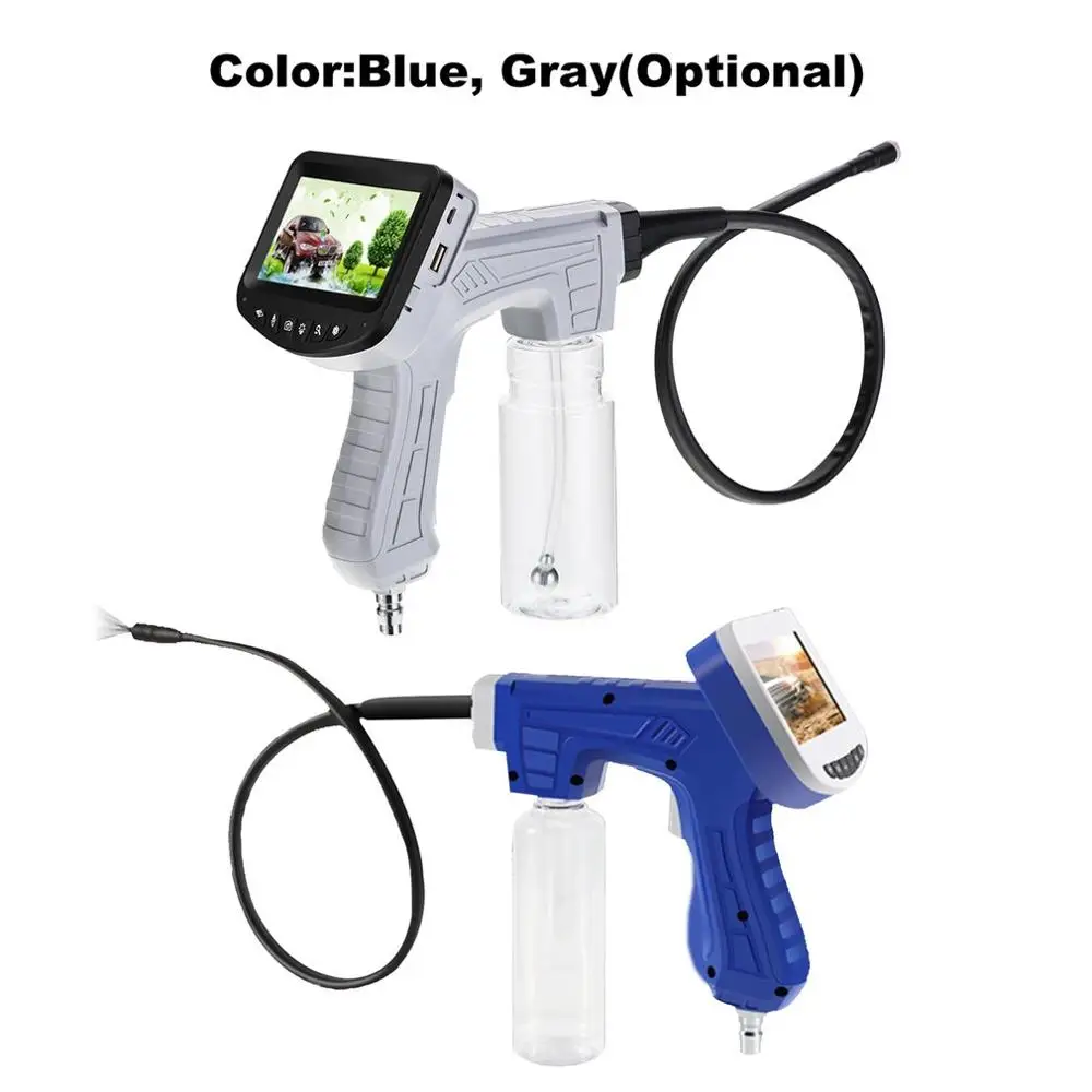 Car Air Conditioner Cleaner 2MP HD Pipe Endoscope Cleaning Gun 4.3" LCD Display Visual Car Cleaning Pistol Car Washer Tool
Car Air Conditioner Cleaner 2MP HD Pipe Endoscope Cleaning Gun 4.3" LCD Display Visual Car Cleaning Pistol Car Washer Tool
