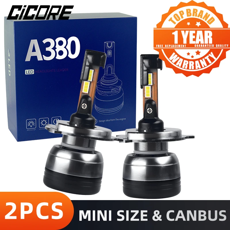H4 LED Auto H7 Car Light Headlight Bulb H8 H9 Hb3 Hb4 Big High Power Chip Fog Lights 9005 9006 Hir2 Turbo Fan 200% Birght 12V
H4 LED Auto H7 Car Light Headlight Bulb H8 H9 Hb3 Hb4 Big High Power Chip Fog Lights 9005 9006 Hir2 Turbo Fan 200% Birght 12V