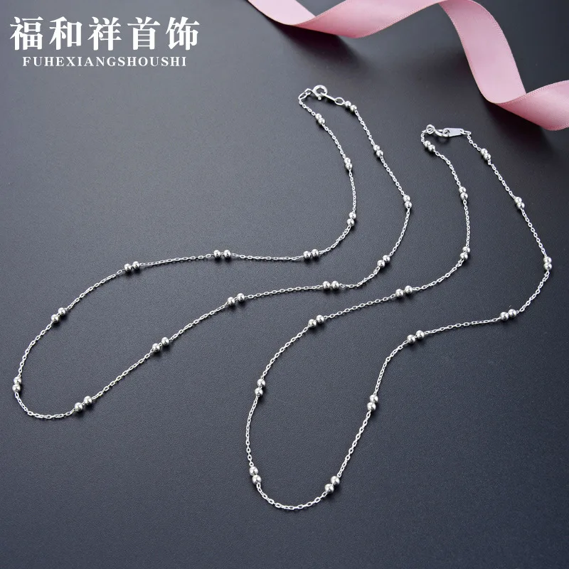 Korean-style S925 Sterling Silver Necklace Women's 30 Car Flower Cross Package 2.5 Double-Density-Bead 2: 2 Choker Fashion Parts
Korean-style S925 Sterling Silver Necklace Women's 30 Car Flower Cross Package 2.5 Double-Density-Bead 2: 2 Choker Fashion Parts