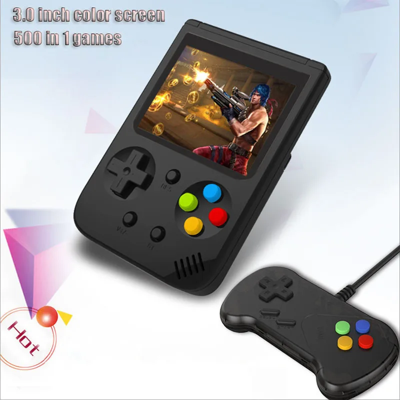 Built-in 500 games Retro Mini Handheld Video Game Console 8-Bit 3.0 Inch Color LCD Kids Game Player TV Output Function
Built-in 500 games Retro Mini Handheld Video Game Console 8-Bit 3.0 Inch Color LCD Kids Game Player TV Output Function