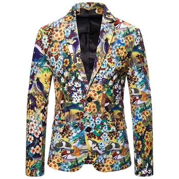 2020 Autumn & Winter New Arrival Color Flower Pattern Men's Suit Printing Suit Men's Casual Single-breasted Suit Free Shipping
2020 Autumn & Winter New Arrival Color Flower Pattern Men's Suit Printing Suit Men's Casual Single-breasted Suit Free Shipping