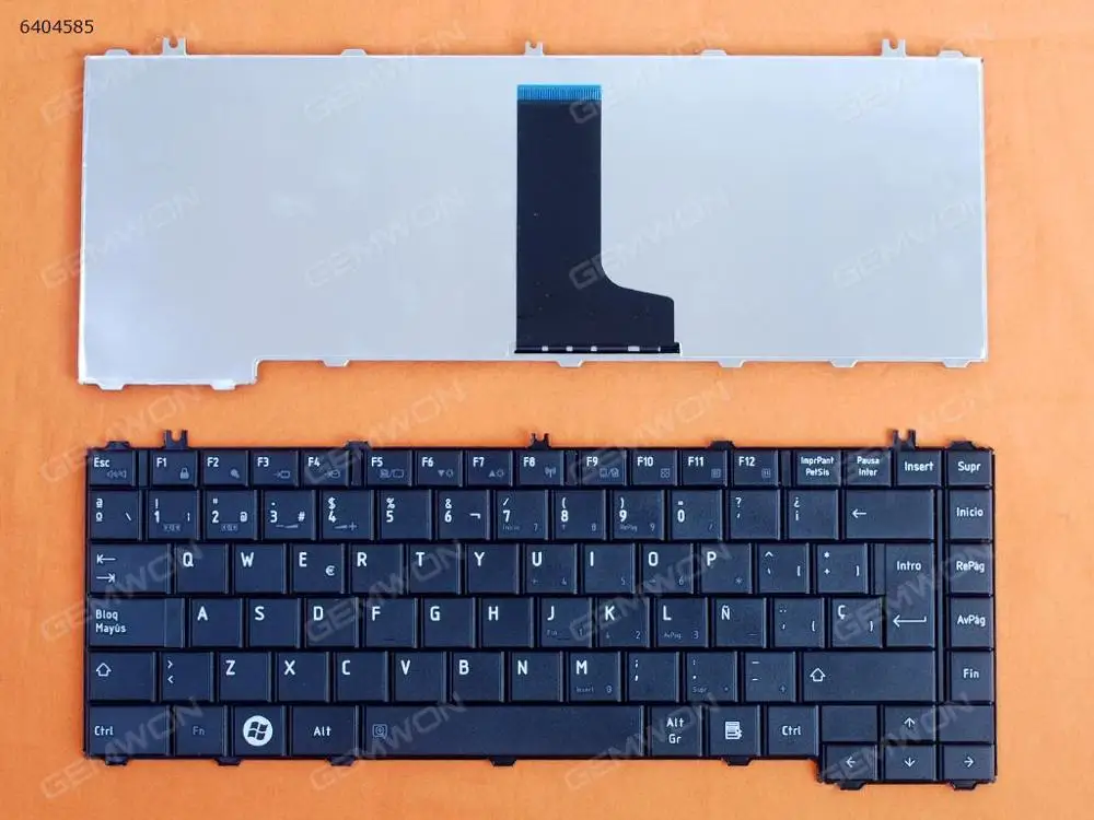 SP Language Notebook Keyboard replacement keyboard for TOSHIBA C600D C640 L640 L640D L645 L645D BLACK(Compatible with L600)OEM
SP Language Notebook Keyboard replacement keyboard for TOSHIBA C600D C640 L640 L640D L645 L645D BLACK(Compatible with L600)OEM