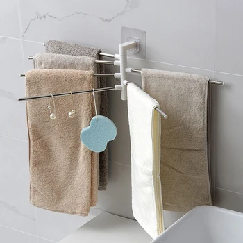 Towel Holder Stainless Steel Creative Rotary Towel Rack Bathroom Towel-Hanging Rack Bathroom Wall Towel Pole Washroom Rack
Towel Holder Stainless Steel Creative Rotary Towel Rack Bathroom Towel-Hanging Rack Bathroom Wall Towel Pole Washroom Rack