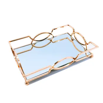 Tray hotel mirror modern European sample room villa reception wedding decoration rectangular 1-6004S
Tray hotel mirror modern European sample room villa reception wedding decoration rectangular 1-6004S
