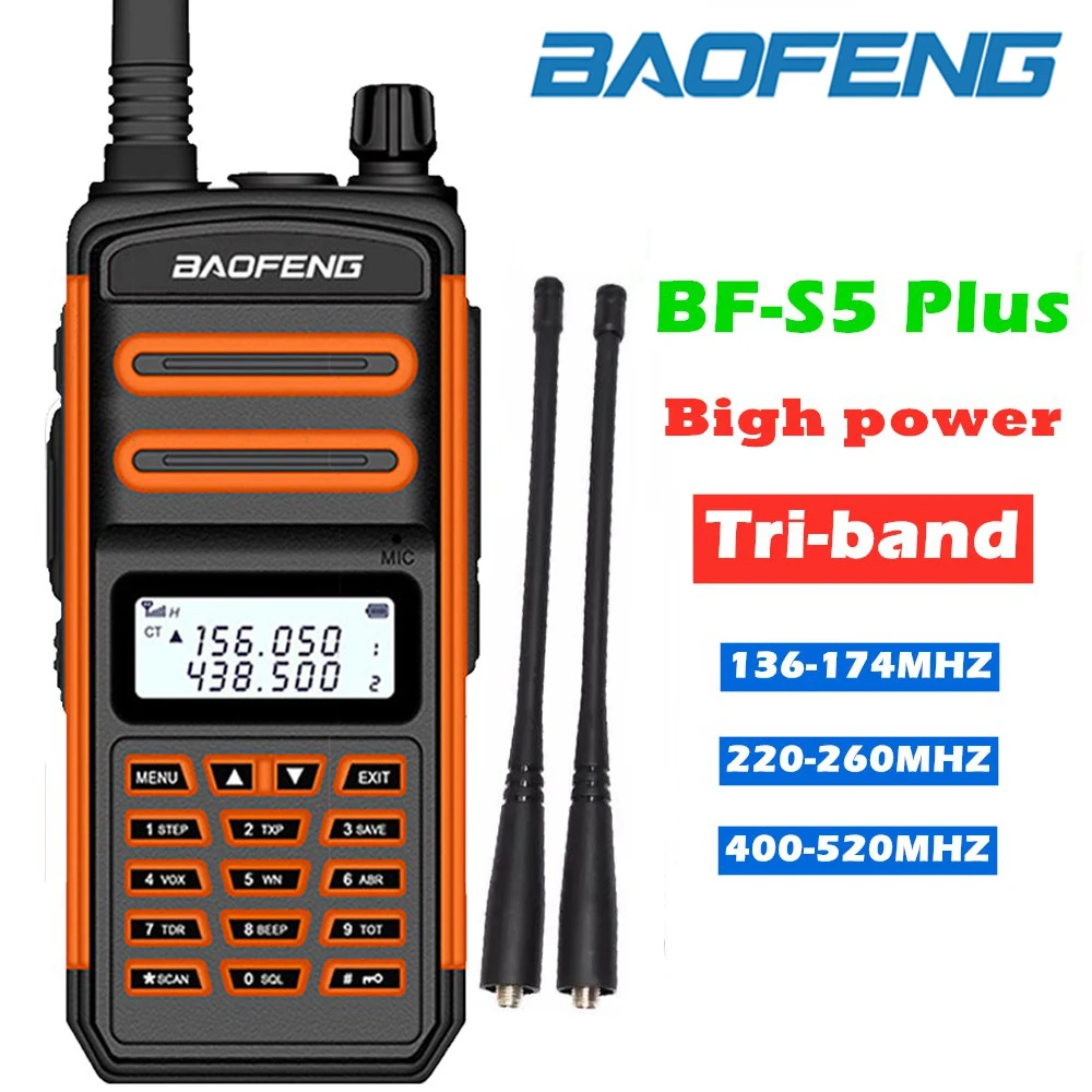 Baofeng S5Plus Ham CB radio walkie-talkie two-way radio 5-25km VHF UHF remote portable is better than UV5R UV82
Baofeng S5Plus Ham CB radio walkie-talkie two-way radio 5-25km VHF UHF remote portable is better than UV5R UV82