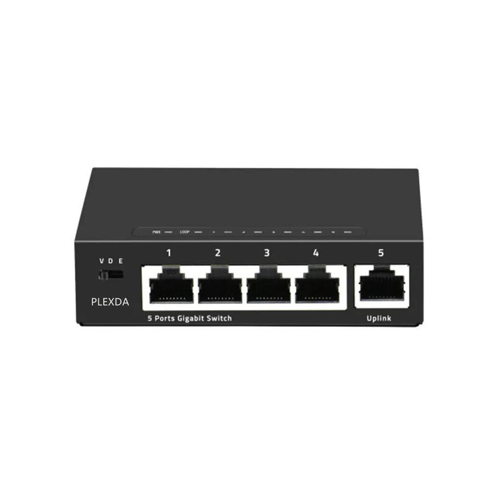 Plexda 5 Порты 10/100/1000 м интеллигентая (ый) gigabit ethernet быстрее переключатель (SGD-SWG1050) |