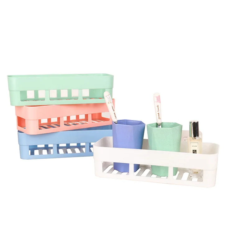 Bathroom Hole-Free Plastic Storage Rack Bathroom Toiletries Storage Rack Multi-Function Hollow-out Storage Rack
Bathroom Hole-Free Plastic Storage Rack Bathroom Toiletries Storage Rack Multi-Function Hollow-out Storage Rack