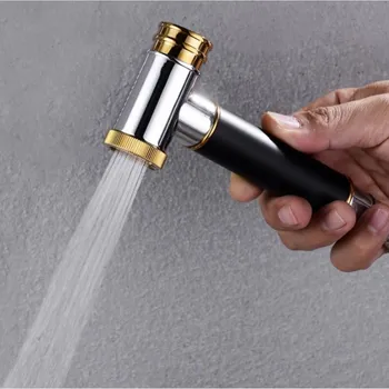 Vidric Toilet Bidet Faucet gold and chrome Single Cold Bathroom Toilet Shower Blow-fed Spray Gun Nozzle Bidet Faucet Bathroom Ha
Vidric Toilet Bidet Faucet gold and chrome Single Cold Bathroom Toilet Shower Blow-fed Spray Gun Nozzle Bidet Faucet Bathroom Ha