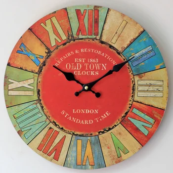 European Vintage Roman Wall Clock Modern Design for Living Room 3D Decoration Hanging Watch Wooden Wall Clocks Home Decor
European Vintage Roman Wall Clock Modern Design for Living Room 3D Decoration Hanging Watch Wooden Wall Clocks Home Decor