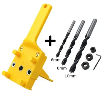 Woodworking Dowel Jig Wood Drilling Doweling Hole Saw Tools Drill Guide with Carpenters Fits 6 8 10mm Drill Bits
Woodworking Dowel Jig Wood Drilling Doweling Hole Saw Tools Drill Guide with Carpenters Fits 6 8 10mm Drill Bits
