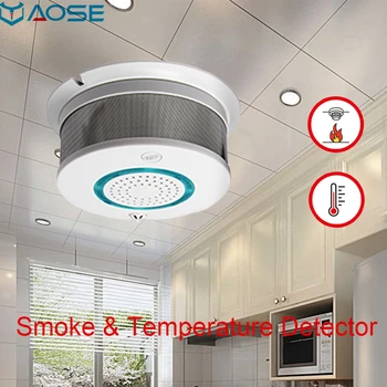YAOSE WIFI Wireless Smoke Detector Home Security Alarm System With Fire Protection Lower battery reminder 
YAOSE WIFI Wireless Smoke Detector Home Security Alarm System With Fire Protection Lower battery reminder