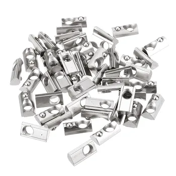 50pcs Carbon Steel 20 Series Elastic Nut Round Roll T Slot Spring Nut for 20 Series Aluminum Profile
50pcs Carbon Steel 20 Series Elastic Nut Round Roll T Slot Spring Nut for 20 Series Aluminum Profile