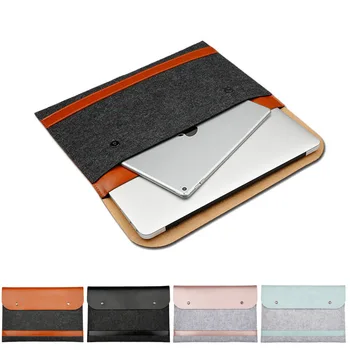 Wool Felt Laptop Sleeve Bag for Macbook Air Pro Retina 11 12 13 15 Hasp Laptop Case Cover for Macbook Pro 13 15 Touch Bar 2018 
Wool Felt Laptop Sleeve Bag for Macbook Air Pro Retina 11 12 13 15 Hasp Laptop Case Cover for Macbook Pro 13 15 Touch Bar 2018