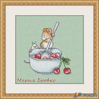 Counted Cross Stitch Kit Fan blowing a fan Handmade Needlework For Embroidery 14ct Cross Stitch Rats making jam
Counted Cross Stitch Kit Fan blowing a fan Handmade Needlework For Embroidery 14ct Cross Stitch Rats making jam