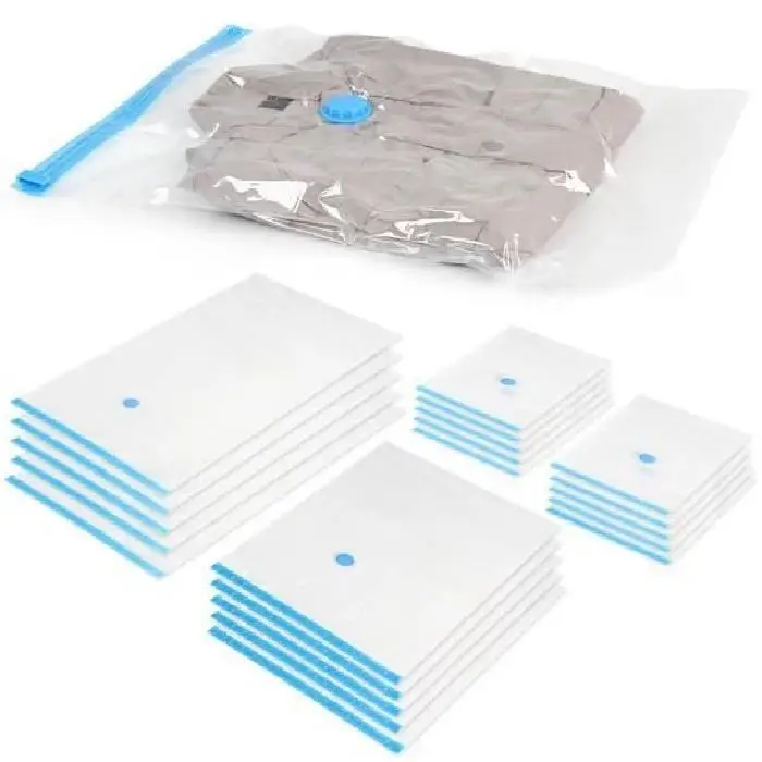 20PC Foldable Clothing Transparent Vacuum Storage Bag Various Size Space Saver Saving Organizer Travel Compressed Storge Bag HWC
20PC Foldable Clothing Transparent Vacuum Storage Bag Various Size Space Saver Saving Organizer Travel Compressed Storge Bag HWC