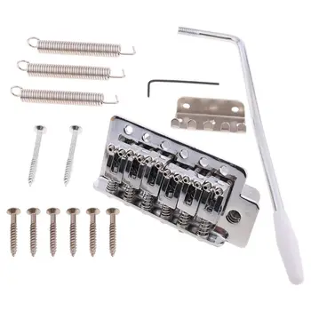 Free shipping 1 Set 6String Flat Saddle Single Tremolo Bridge System for Electric Guitar
Free shipping 1 Set 6String Flat Saddle Single Tremolo Bridge System for Electric Guitar