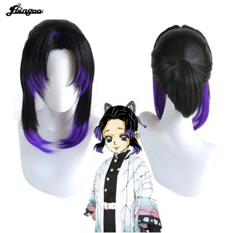 ã€Ebingoo】Demon Slayer Shinobu Kochou Cosplay Wigs Kimetsu no Yaiba Cosplay Purple Gradient wig Heat Resistant Synthetic Hair 
ã€Ebingoo】Demon Slayer Shinobu Kochou Cosplay Wigs Kimetsu no Yaiba Cosplay Purple Gradient wig Heat Resistant Synthetic Hair