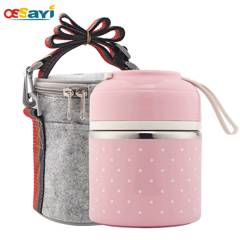 Leakproof Stainless Steel Lunch Box Thermal Lunch Bag Portable Bento Box Food Containers For Kids Picnic Office Workers School
Leakproof Stainless Steel Lunch Box Thermal Lunch Bag Portable Bento Box Food Containers For Kids Picnic Office Workers School