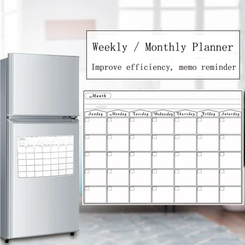 Weekly Monthly Blackboard Planner Whiteboard Fridge Magnet Flexible Daily Message Drawing Refrigerator Board Study Room Decor
Weekly Monthly Blackboard Planner Whiteboard Fridge Magnet Flexible Daily Message Drawing Refrigerator Board Study Room Decor