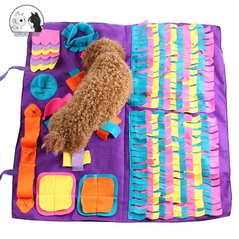 Funny Dog Sniffing Mat Puppy Dog Find Food Training Blanket Dogs Cat Detachable Mat Relieve Stress Pet Nosework Puzzle Pad Toys
Funny Dog Sniffing Mat Puppy Dog Find Food Training Blanket Dogs Cat Detachable Mat Relieve Stress Pet Nosework Puzzle Pad Toys