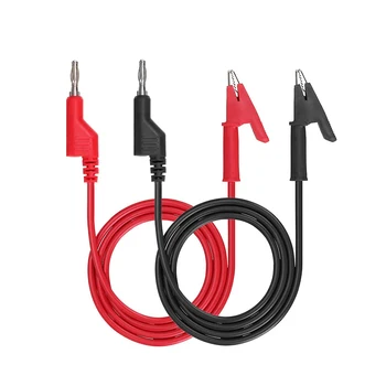 2PCS 1M Double End Lantern Banana Plug To Alligator Clip Test Lead Crocodile Line Wire Clamp Voltage 20A Silicone For Multimeter
2PCS 1M Double End Lantern Banana Plug To Alligator Clip Test Lead Crocodile Line Wire Clamp Voltage 20A Silicone For Multimeter