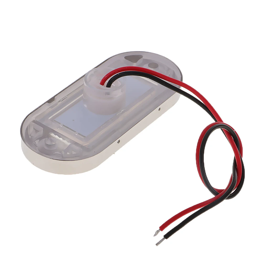 2pcs 12V Marine Boat RV 3LED Oblong Oval Surface Mount Courtesy Accent 2pcs 12V Marine Boat RV 3LED Oblong Oval Surface Mount Courtesy Accent