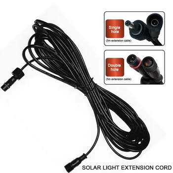 LED Solar Light Extension Cable 5 Meters Waterproof Power Cord DC5.5x2.1mm Male Female Connector for Solar Lamp
LED Solar Light Extension Cable 5 Meters Waterproof Power Cord DC5.5x2.1mm Male Female Connector for Solar Lamp