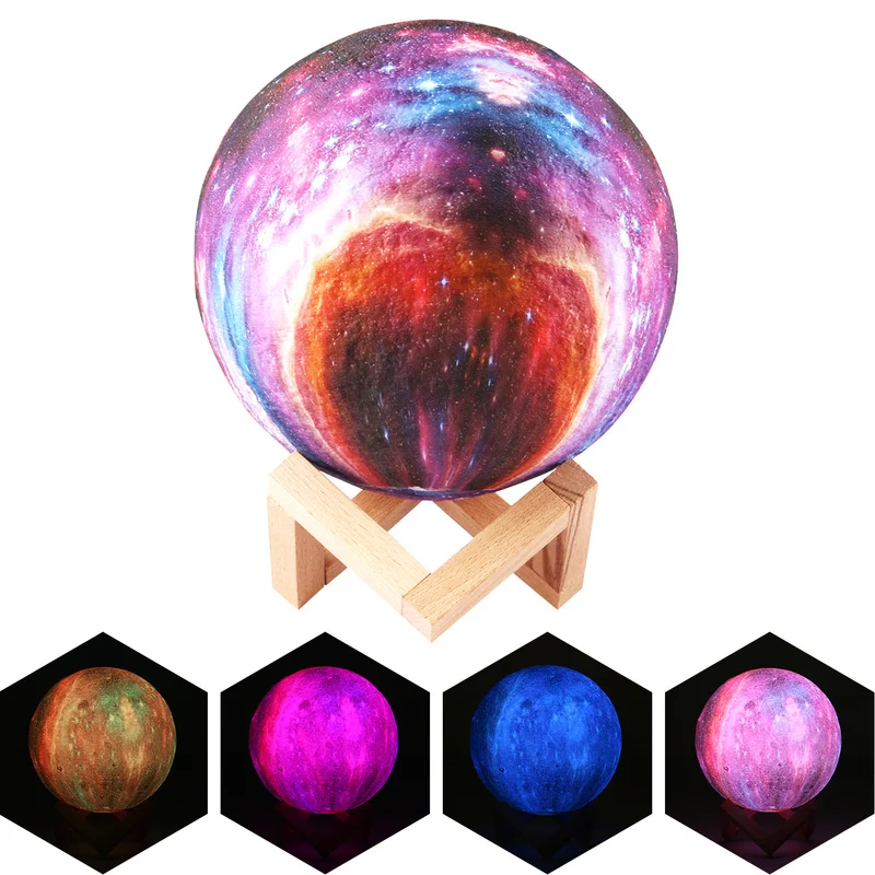 16 Colors 8cm 13 cm 3D Printing Moon Lamp With Remote Control Starry Sky Galaxy Light Built In Rechargeable Battery Night Lamp
16 Colors 8cm 13 cm 3D Printing Moon Lamp With Remote Control Starry Sky Galaxy Light Built In Rechargeable Battery Night Lamp