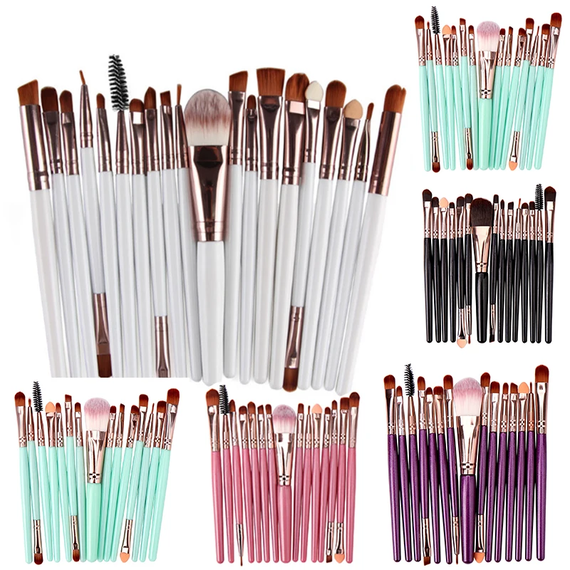 15pc/set Makeup Brushes Kit Powder Eye Shadow Foundation Blush Blending Beauty Women Cosmetic Make Up Brush Maquiagem Brush Set
15pc/set Makeup Brushes Kit Powder Eye Shadow Foundation Blush Blending Beauty Women Cosmetic Make Up Brush Maquiagem Brush Set