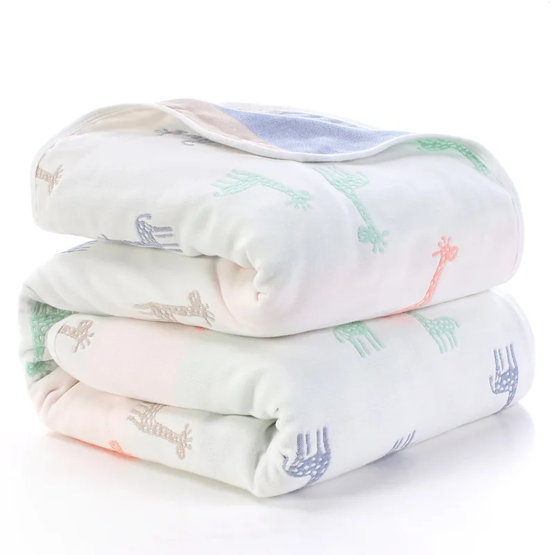 110*110cm 100% Cotton Baby Quilts 6 Layers Thin Section Baby Blankets Newborn Bath Towel Towel Baby Toy Mat Soft and Breathable
110*110cm 100% Cotton Baby Quilts 6 Layers Thin Section Baby Blankets Newborn Bath Towel Towel Baby Toy Mat Soft and Breathable