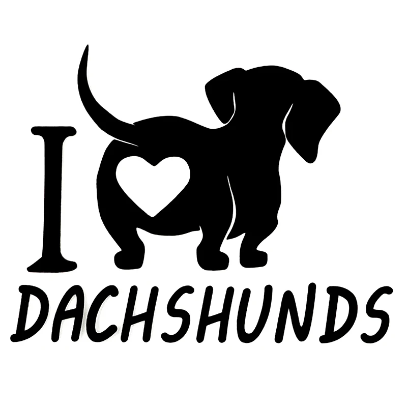 S51174# 19x15 cm Car Stickers Vinyl Decal I Love Dachshunds Motorcycle Decorative Accessories Waterproof
S51174# 19x15 cm Car Stickers Vinyl Decal I Love Dachshunds Motorcycle Decorative Accessories Waterproof