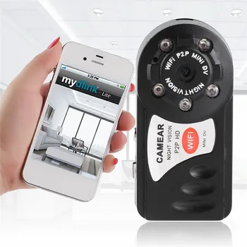 Q7 Mini Camera P2P WiFi Micro DV Security IP Wireless Remote Camera Video Recorder Digital Camera DVR Surveillance Cameras
Q7 Mini Camera P2P WiFi Micro DV Security IP Wireless Remote Camera Video Recorder Digital Camera DVR Surveillance Cameras