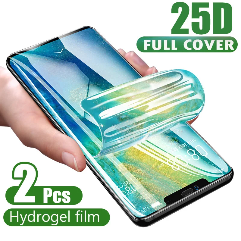 

2PCS Soft Hydrogel Film For Xiaomi Mi 9T CC9 CC9e A3 Lite Full Protective Film Xiaomi Redmi Note 8 7 7A K20 Pro Screen Protector