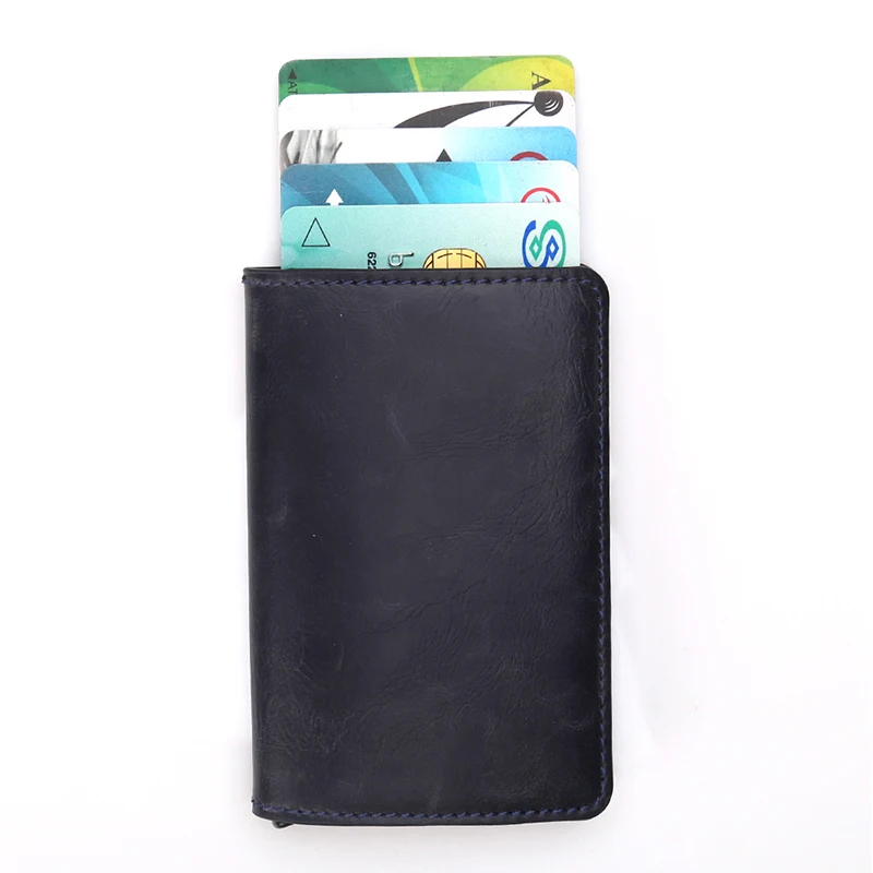 Anti Rfid Small Card Wallet Men Casual Bussiness Card Holder Aluminum Wallets For Pu Credit Cards Automatic Rfid Carteira
Anti Rfid Small Card Wallet Men Casual Bussiness Card Holder Aluminum Wallets For Pu Credit Cards Automatic Rfid Carteira