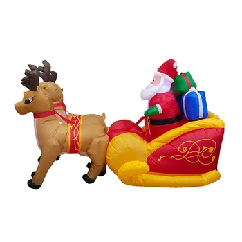 Christmas Santa Elk Sleigh Inflatable Led Glowing Party Holiday Diy Props Xmas New Year Lantern Yard Art Decor
Christmas Santa Elk Sleigh Inflatable Led Glowing Party Holiday Diy Props Xmas New Year Lantern Yard Art Decor