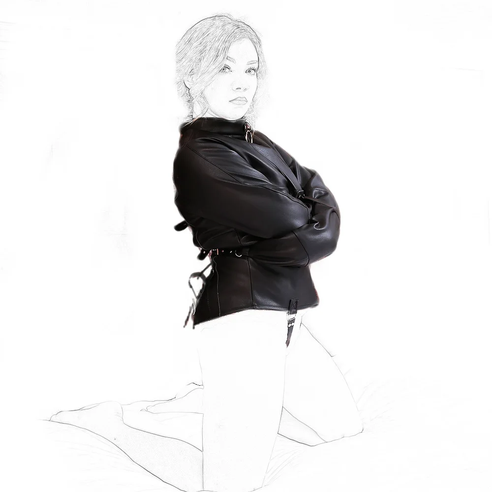 Black Emperor Black And White with Pattern Leather Forced Bondage Clothes Sexy Imprisoning Constraint Bundled Taut-Supplies Fact
Black Emperor Black And White with Pattern Leather Forced Bondage Clothes Sexy Imprisoning Constraint Bundled Taut-Supplies Fact