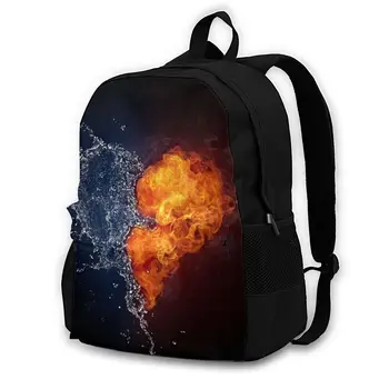 Laptop Backpack Women Canvas Backpack School Teenagers Casual Travel Burning Heart In Fire And Water Bags
Laptop Backpack Women Canvas Backpack School Teenagers Casual Travel Burning Heart In Fire And Water Bags
