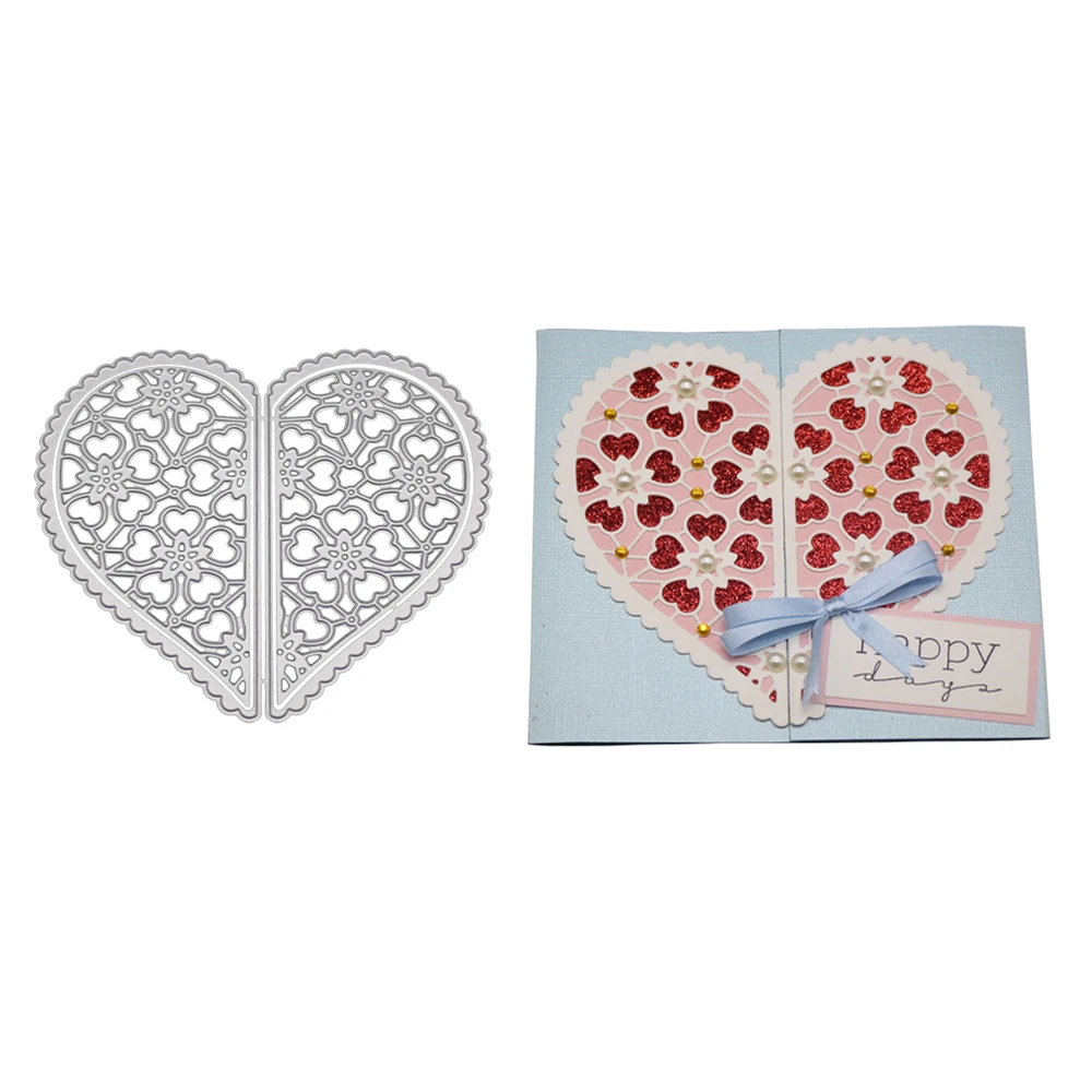 hollow love metal cutting dies diy scrapbooking carbon sharp