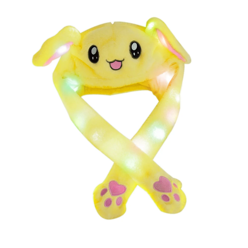LED Glowing Plush Moving Rabbit Ear Hat Pinching Ear To Move Vertically Electronic Toy Soft Stuff Toy For Birthday Party Gift
LED Glowing Plush Moving Rabbit Ear Hat Pinching Ear To Move Vertically Electronic Toy Soft Stuff Toy For Birthday Party Gift