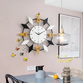 Geometric Large Wall Clock Creative Simple Silent Wood Living Room Nordic Wall Clock Modern Design Relojes Home Decor New DA60WC
Geometric Large Wall Clock Creative Simple Silent Wood Living Room Nordic Wall Clock Modern Design Relojes Home Decor New DA60WC