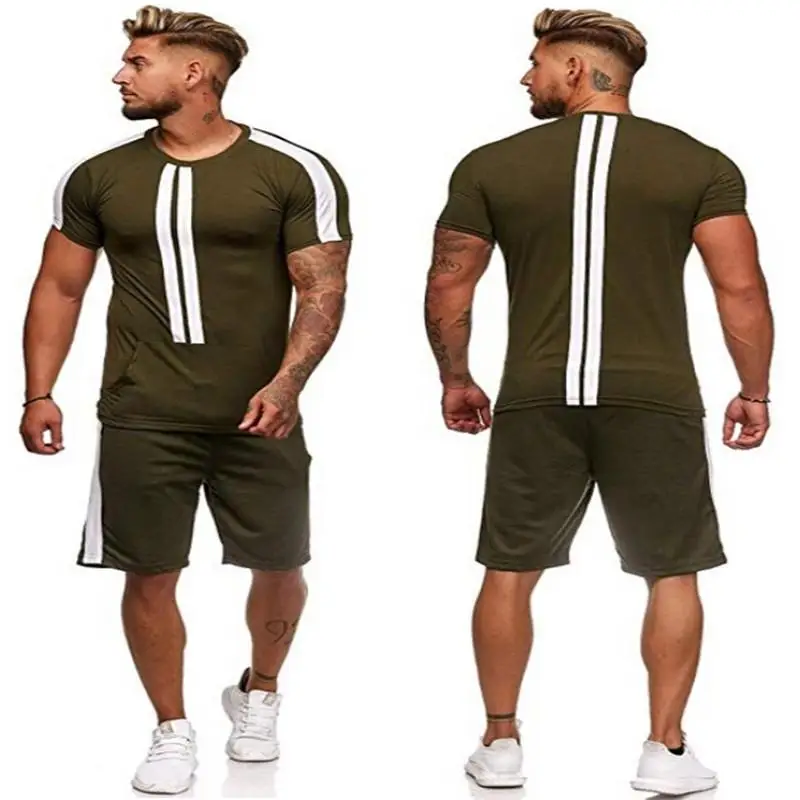 Tracksuit Men New Summer Cotton Short Set Men Brand Tshirt Men Breathable Casual Beach 2019 T-shirt Suit Fashion Suit Men
Tracksuit Men New Summer Cotton Short Set Men Brand Tshirt Men Breathable Casual Beach 2019 T-shirt Suit Fashion Suit Men